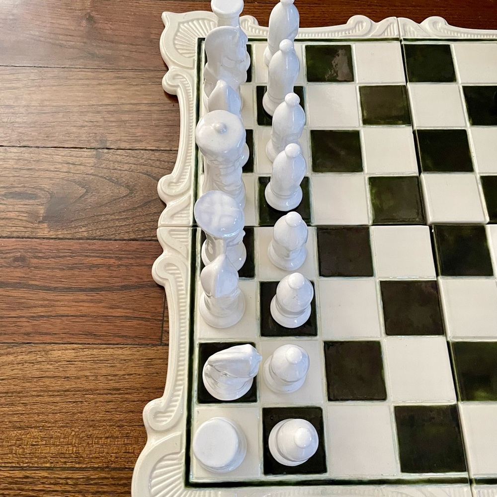 Glass Chess Set RARE - Picture 5 of 10